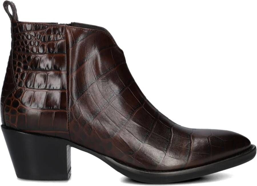 Stefano Lauran Bruine Enkellaarsjes 702-10 Brown Dames