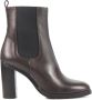 Stefano Lauran Chelsea boots Dames Laarzen Damesschoenen Leer S3103. Bruin - Thumbnail 1