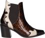 STEFANO LAURAN Enkellaarsjes Dames S3297 Maat: 42 Materiaal: Leer Kleur: Bruin - Thumbnail 3