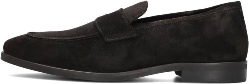 Stefano Lauran Bruine Suède Loafers voor Heren