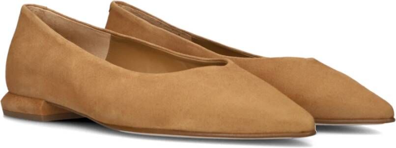 Stefano Lauran Cognac Ballerina's Brown Dames