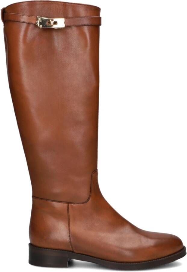 STEFANO LAURAN Hoge Laarzen Dames S3099. Maat: 36 Materiaal: Leer Kleur: Cognac - Foto 2