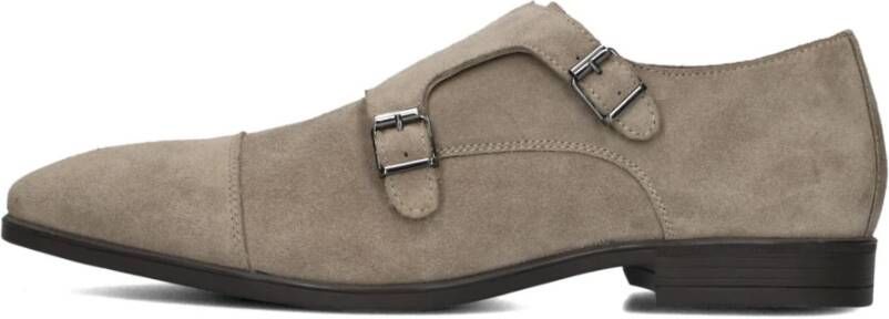 Stefano Lauran Elegante Beige Suède Herenschoenen
