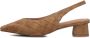 STEFANO LAURAN Slingbacks Dames D24062 Maat: 39 Materiaal: Suède Kleur: Camel - Thumbnail 2