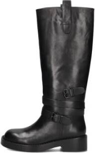 STEFANO LAURAN Hoge Laarzen Dames Pe2058 Maat: 41 Materiaal: Leer Kleur: Zwart - Foto 3