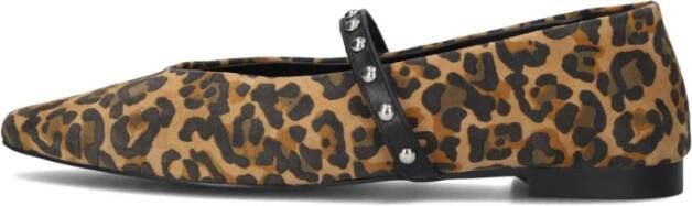 Stefano Lauran Elegante Pantherprint Ballerina's
