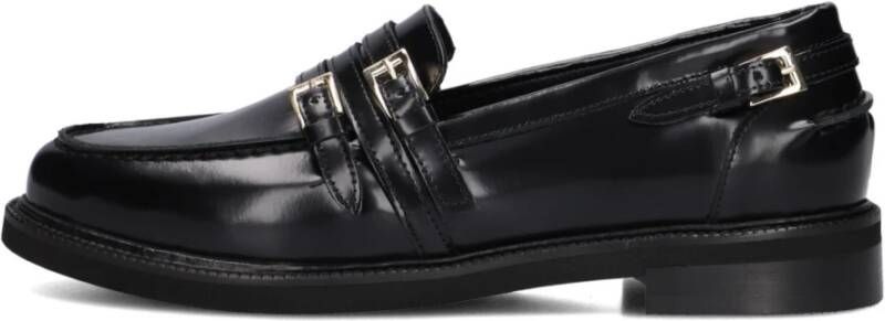 Stefano Lauran Elegante zwarte loafers voor dames