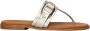 STEFANO LAURAN Teenslippers Dames Met Teenslipper Maat: 36 Materiaal: Leer Kleur: Goud - Thumbnail 2