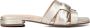 STEFANO LAURAN Slippers Dames 24050 Maat: 40 Materiaal: Leer Kleur: Goud - Thumbnail 3