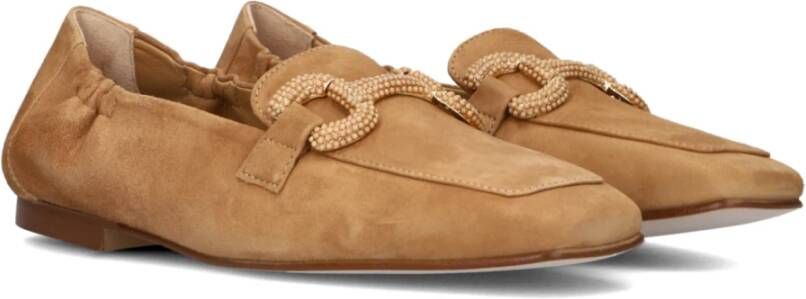 Stefano Lauran Instapschoenen Cognac Brown Dames