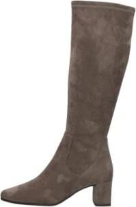 STEFANO LAURAN Hoge Laarzen Dames 25547 Maat: 42 Materiaal: Suède Kleur: Taupe - Foto 3