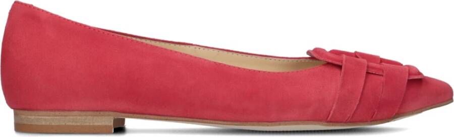 Stefano Lauran Rode Suède Ballerinas Red Dames