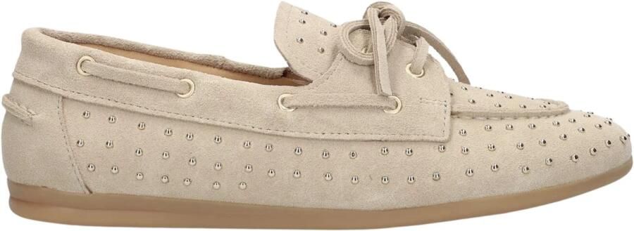 STEFANO LAURAN Mocassins Dames 13085 Suède Beige