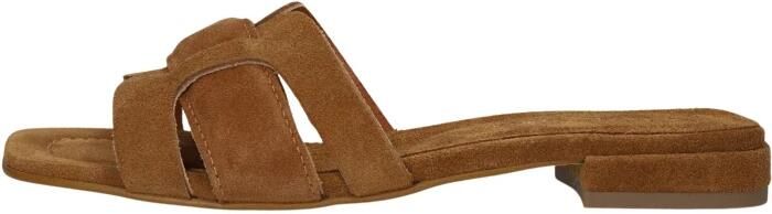 STEFANO LAURAN Slippers Dames 24050 Suède Bruin - Foto 6