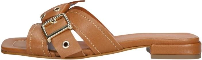 STEFANO LAURAN Slippers Dames 25037 Leer Camel - Foto 7