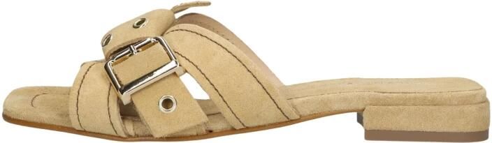 STEFANO LAURAN Slippers Dames 25037 Suède Beige - Foto 6