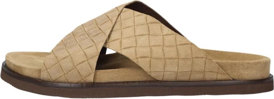 STEFANO LAURAN Slippers Heren 26001 Suède Camel - Foto 7