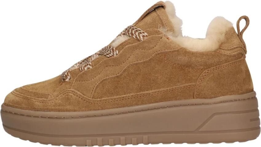STEFANO LAURAN Lage Sneakers Dames Anemone-88 Suède Bruin - Foto 6