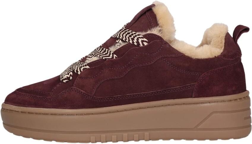 STEFANO LAURAN Lage Sneakers Dames Anemone-88 Suède Rood - Foto 6