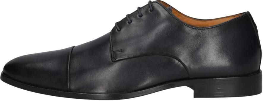 STEFANO LAURAN Nette Schoenen Heren Art-4002 Leer Zwart