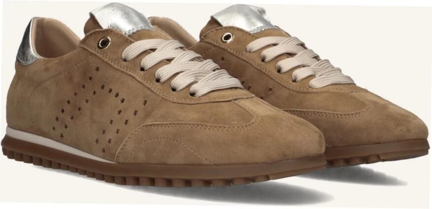 Stefano Lauran Avril Sneakers Suède Dames Camel - Foto 3