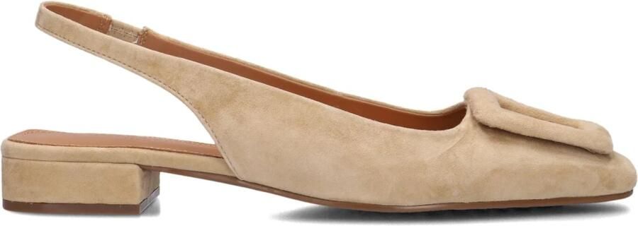 STEFANO LAURAN Slingbacks Dames 58577a Suède Beige - Foto 5
