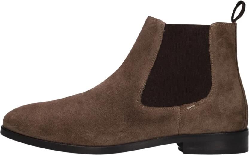 STEFANO LAURAN Chelsea Boots Heren 92302 Maat: 45 Materiaal: Suède Kleur: Taupe - Foto 7