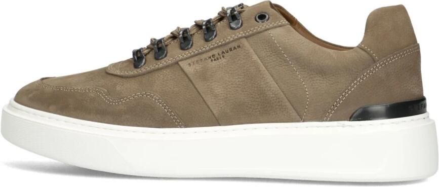 STEFANO LAURAN Lage Sneakers Heren Star 003 Nubuck Bruin - Foto 6
