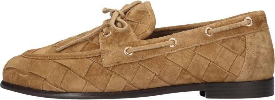 STEFANO LAURAN Instappers Dames D24063 Suède Camel