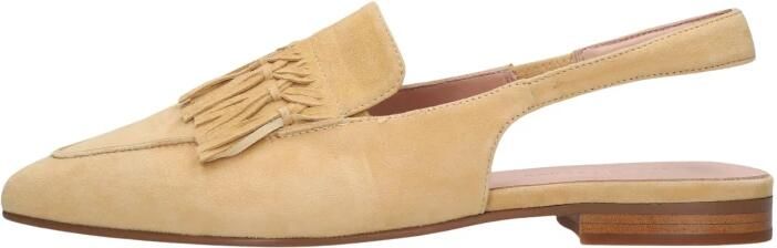 STEFANO LAURAN Slingbacks Dames E2575 Suède Geel - Foto 6