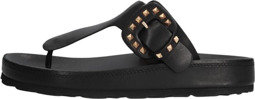 STEFANO LAURAN Zwarte Slippers Dk5668 - Foto 6