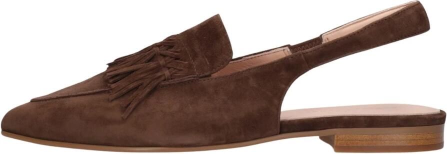 STEFANO LAURAN Slingbacks Dames E2575 Suède Bruin - Foto 4