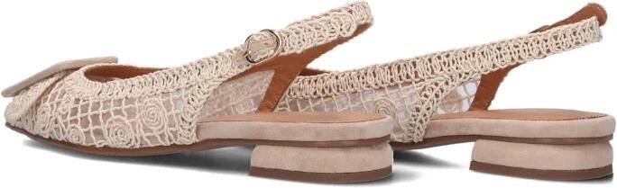 STEFANO LAURAN Slingbacks Dames 586131677 K Textiel Beige - Foto 5