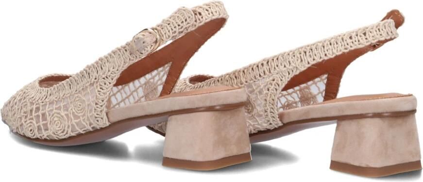 STEFANO LAURAN Slingbacks Dames D24059 Textiel Beige - Foto 2