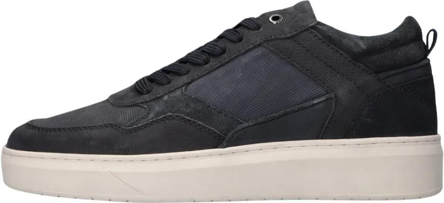 STEFANO LAURAN Lage Sneakers Heren Enzo-65 Maat: 48 Materiaal: Leer Kleur: Blauw - Foto 6