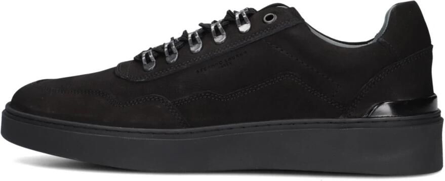 STEFANO LAURAN Lage Sneakers Heren Lj2502 Nubuck Zwart - Foto 6