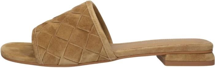 STEFANO LAURAN Slippers Dames L24073 Suède Camel