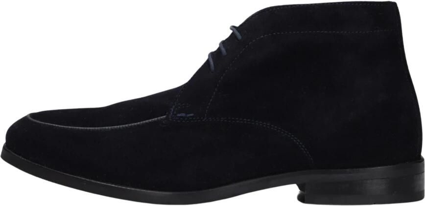 STEFANO LAURAN Veterschoenen Heren 92303 Maat: 45 Materiaal: Suède Kleur: Blauw - Foto 7