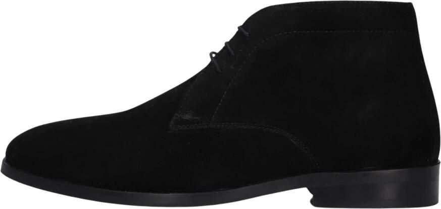 STEFANO LAURAN Veterschoenen Heren 92301 Suède Zwart - Foto 6