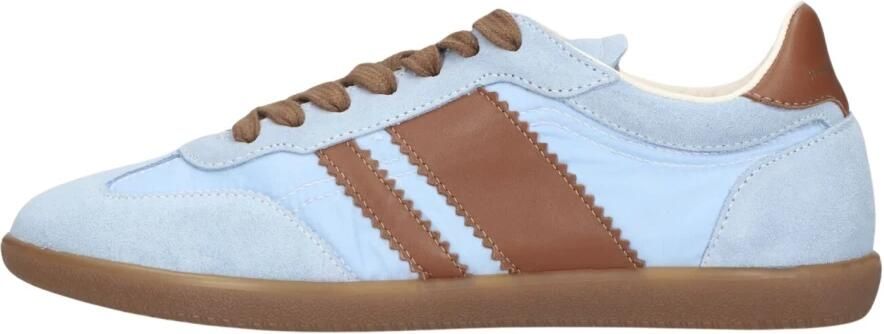 STEFANO LAURAN Lage Sneakers Dames 1white119 Textiel Blauw - Foto 5
