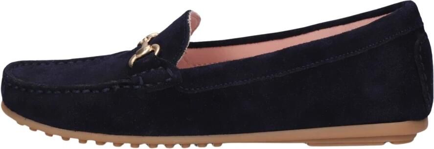 STEFANO LAURAN Mocassins Dames 11733 Suède Blauw - Foto 6