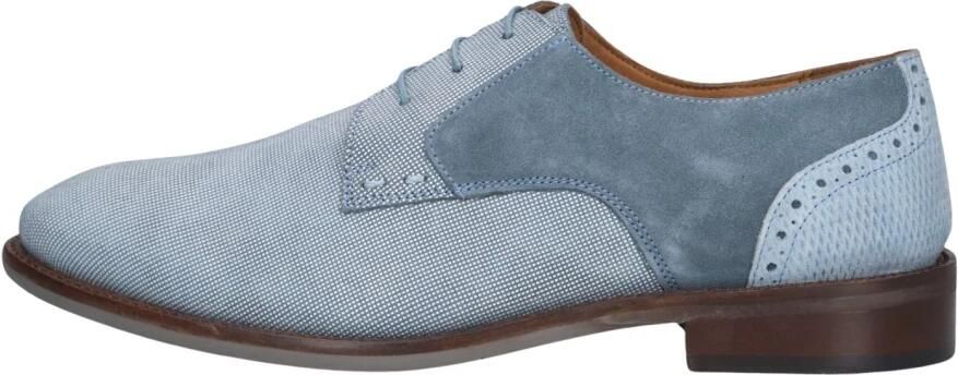 Stefano Lauran Msh00100086. Nette schoenen Veterschoenen Heren Blauw - Foto 7