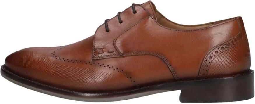STEFANO LAURAN Nette Schoenen Heren Msh0010098 Leer Cognac - Foto 6