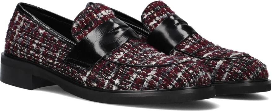 Stefano Lauran Instappers Dames Instapschoenen Damesschoenen Leer S3146 Bordeaux - Foto 3