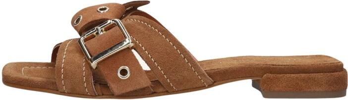 STEFANO LAURAN Slippers Dames 25037 Suède Bruin - Foto 1