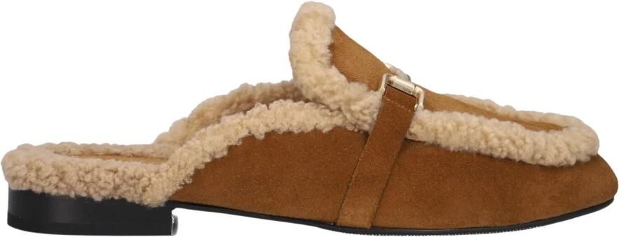 STEFANO LAURAN Instappers Dames Semi-2 Textiel Camel