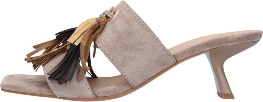 STEFANO LAURAN Muiltjes Dames St2651b Suède Beige - Foto 5