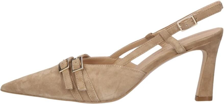 STEFANO LAURAN Slingbacks Dames 77212 Suède Beige - Foto 5