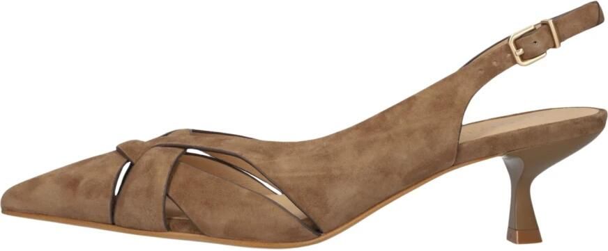 STEFANO LAURAN Slingbacks Dames St2639 Suède Taupe - Foto 6