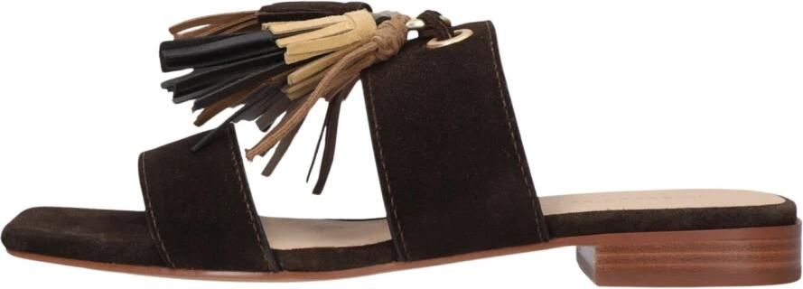 STEFANO LAURAN Slingbacks Dames St2650 Suède Bruin